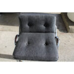 Set of Six Chrome and Fabric Barstools by Jerry Johnson