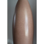 Pair of Mauve Ceramic and Lucite Table Lamps