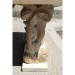Pair of Carved Painted Console Tables