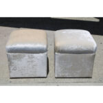 Pair of Ottomans on Rollers