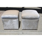 Pair of Ottomans on Rollers