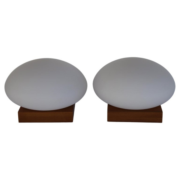 Pair of Mushroom Table Lamps circa 2020