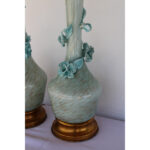 Pair of Venetian Glass Lamps by The Marbro Lamp Company, Los Angeles, CA.