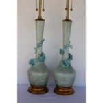 Pair of Venetian Glass Lamps by The Marbro Lamp Company, Los Angeles, CA.
