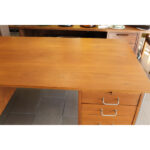 Danish Teak and Chrome Hairpin Desk from Danflex