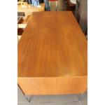 Danish Teak and Chrome Hairpin Desk from Danflex