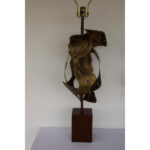 Sculptural Brutalist Lamp by the Laurel Lamp Mfg. Company