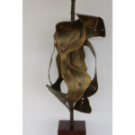 Sculptural Brutalist Lamp by the Laurel Lamp Mfg. Company