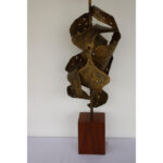 Sculptural Brutalist Lamp by the Laurel Lamp Mfg. Company