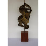 Sculptural Brutalist Lamp by the Laurel Lamp Mfg. Company