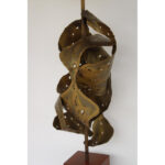 Sculptural Brutalist Lamp by the Laurel Lamp Mfg. Company