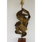 Sculptural Brutalist Lamp by the Laurel Lamp Mfg. Company