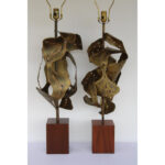 Sculptural Brutalist Lamp by the Laurel Lamp Mfg. Company