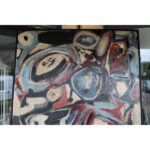 Painting by A. Robertson, titled Lets Take a Look at Some Meanies, dated 1995