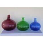 Four Hand Blown Glass Vessels by the Zeller Glass Company