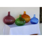 Four Hand Blown Glass Vessels by the Zeller Glass Company