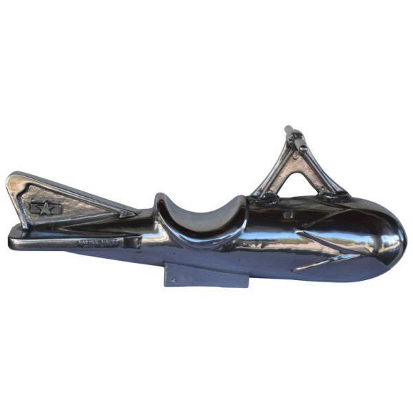 Aluminum High Polished Rocket Playground Toy Ride/Sculpture