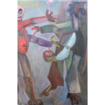 Abstract Painting Titled Trick or Treat