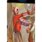 Abstract Painting Titled Trick or Treat