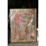 Abstract Painting Titled Trick or Treat