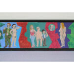 Outsider Art Painting titled E-Z FRIEZE-E3 2008 RRD