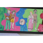 Outsider Art Painting titled E-Z FRIEZE-E3 2008 RRD