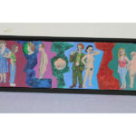 Outsider Art Painting titled E-Z FRIEZE-E3 2008 RRD