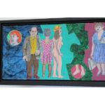 Outsider Art Painting titled E-Z FRIEZE-E3 2008 RRD