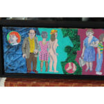 Outsider Art Painting titled E-Z FRIEZE-E3 2008 RRD