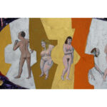 Outsider Art Painting titled The Pink Spider, 7-27-09 RRD