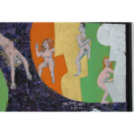 Outsider Art Painting titled The Pink Spider, 7-27-09 RRD