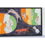 Outsider Art Painting titled The Pink Spider, 7-27-09 RRD