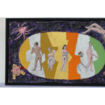 Outsider Art Painting titled The Pink Spider, 7-27-09 RRD