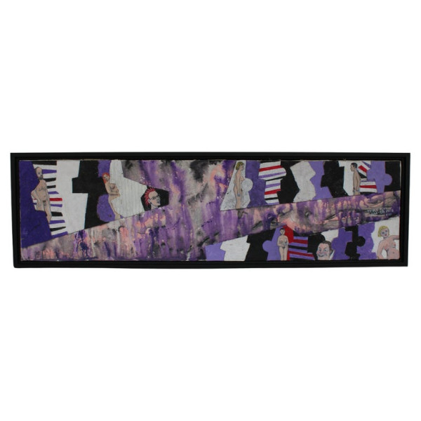 Outsider Art Painting titled Triple Play, 3/10-3/16/2008 RRD