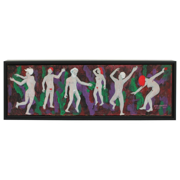 Outsider Art Painting titled Spielunkers, 3/10/09 RRD