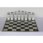 Modernist Columbia Aluminum Chess Set by Scott Wolfe