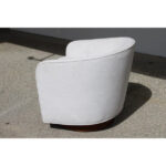 Milo Baughman Lounge and Ottoman, Tilt and Swivel