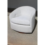 Milo Baughman Lounge and Ottoman, Tilt and Swivel