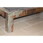 Large Slate Top Patchwork Coffee Table by Paul Evans