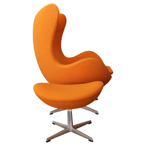 Arne Jacobsen for Fritz Hansen Egg Chair & Ottoman, Tilt and Swivel, 2006 circa 2006