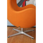 Arne Jacobsen for Fritz Hansen Egg Chair [amp] Ottoman, Tilt and Swivel, 2006