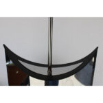 Pair of Curtis Jere Stainless Steel Lamps and Shades