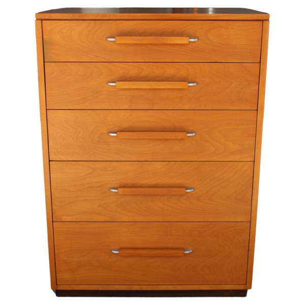 Eliel Saarinen Designed Tall Dresser by the Johnson Furniture Co.