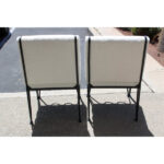Pair of Steel Chairs Attributed to Pacific Iron Products