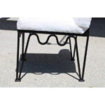 Pair of Steel Chairs Attributed to Pacific Iron Products