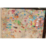 Abstract Folk Art Painting by Michael Davis