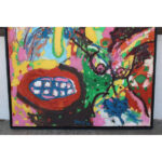 Abstract Folk Art Painting by Michael Davis