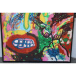 Abstract Folk Art Painting by Michael Davis