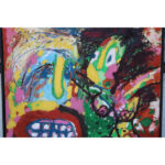 Abstract Folk Art Painting by Michael Davis