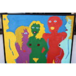 Abstract Folk Art Painting by Michael Davis